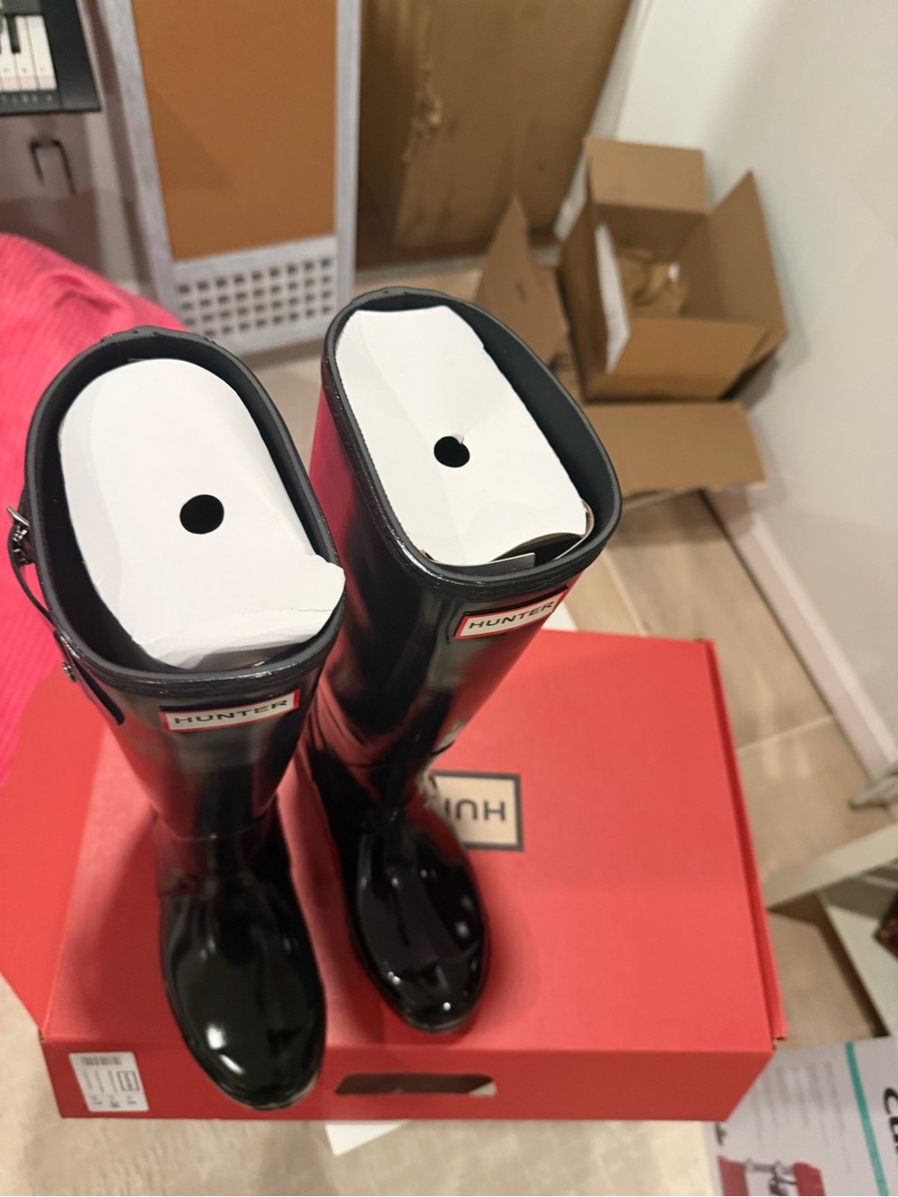 Hunter original tall gloss boot - Picture 3 of 11